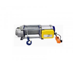 Лебедка электрическая 1250/2500кг 100/50м с канатом 220В алюминиевый корпус TOR KCD(А) арт. 1050515
