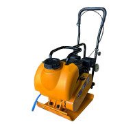 Виброплита 55 кг, 15кН (Loncin), бак, колесный комплект TOR C-60