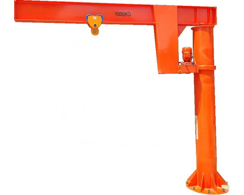Кран консольный поворотный электрический TOR JIB г/п 1000 кг, высота 3 м, стрела 3 м
