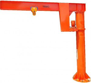 Кран консольный TOR JIB 5000 кг 3х3 м поворотный 360° с электроприводом арт. 1046714